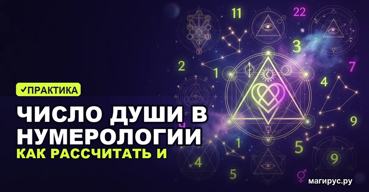 Число души в нумерологии: как рассчитать и что оно означает