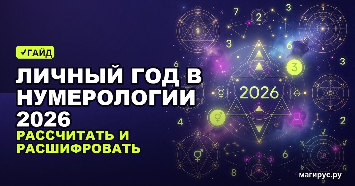 Личный год в нумерологии 2026: рассчитать и расшифровать