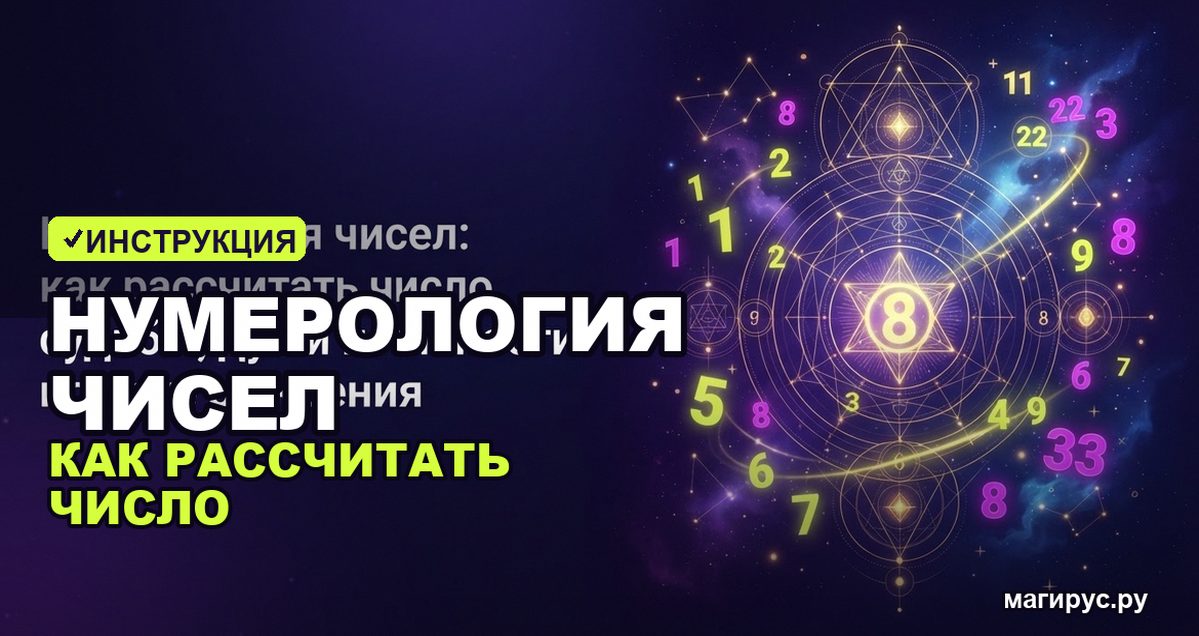Нумерология чисел: как рассчитать число судьбы, души и личности по дате рождения