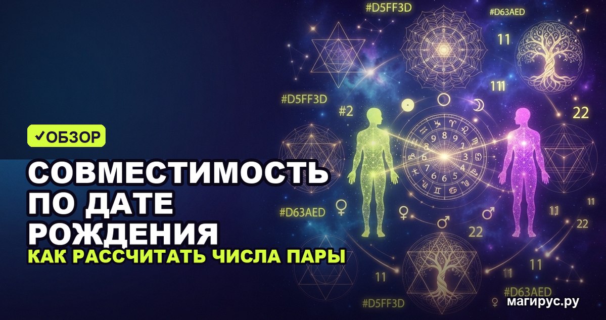 Совместимость по дате рождения: как рассчитать числа пары